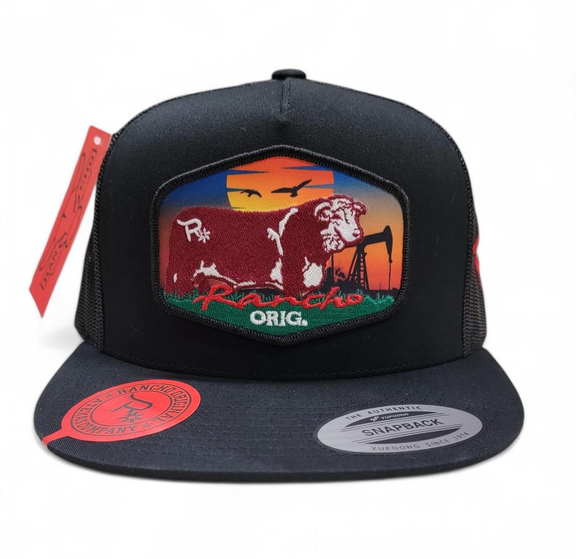 Rancho Original Hereford Bull Hat - Classic Design, Ideal for Stylish Outfits