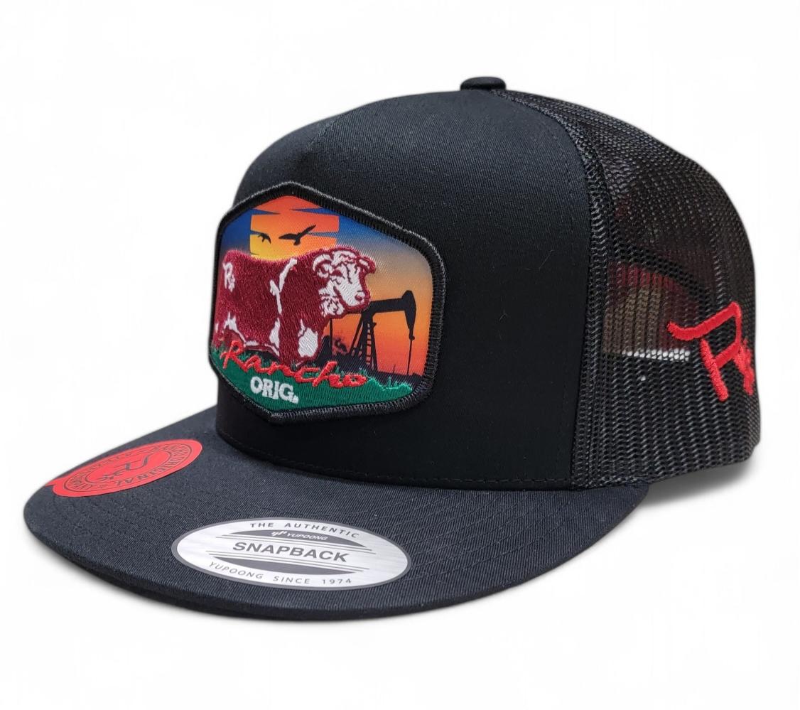 Rancho Original Hereford Bull Hat - Classic Design, Ideal for Stylish Outfits