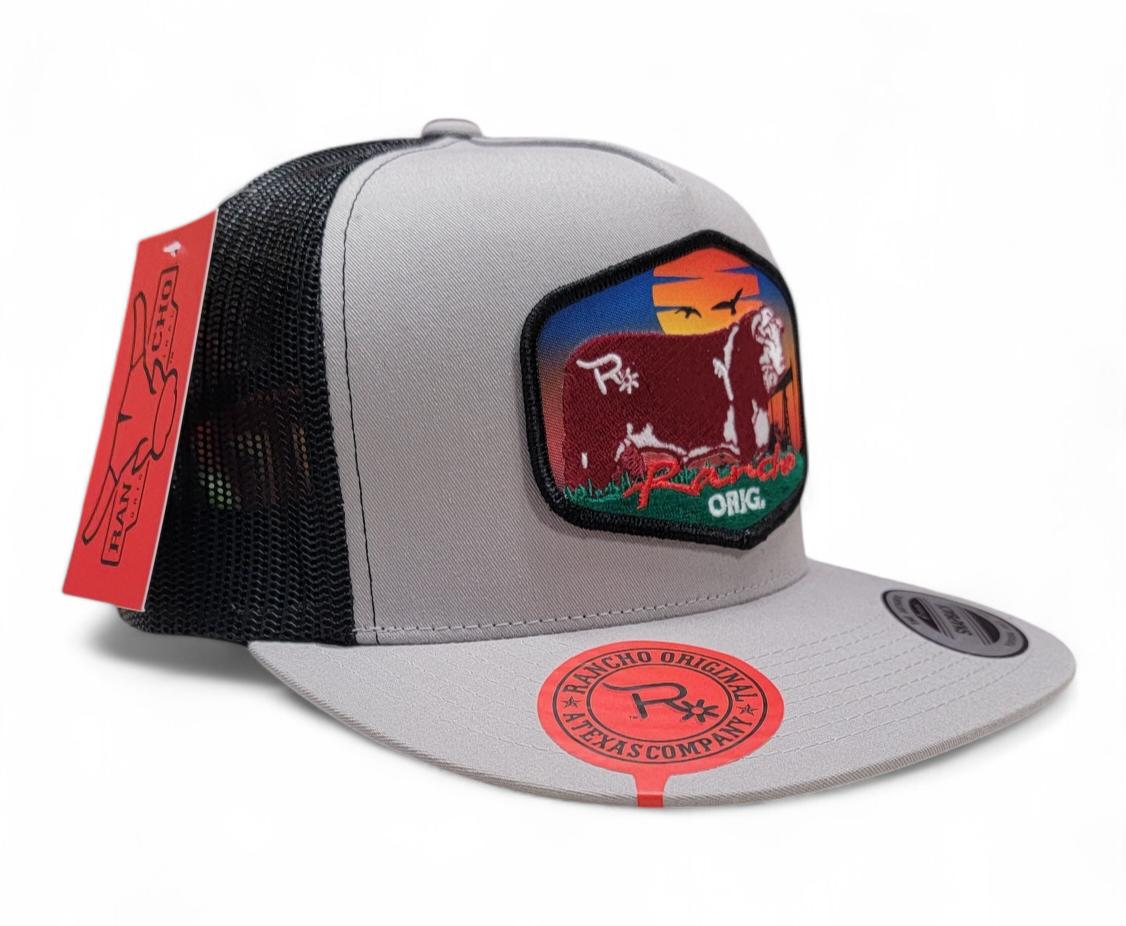 Rancho Original Hereford Bull Hat - Classic Design, Ideal for Stylish Outfits