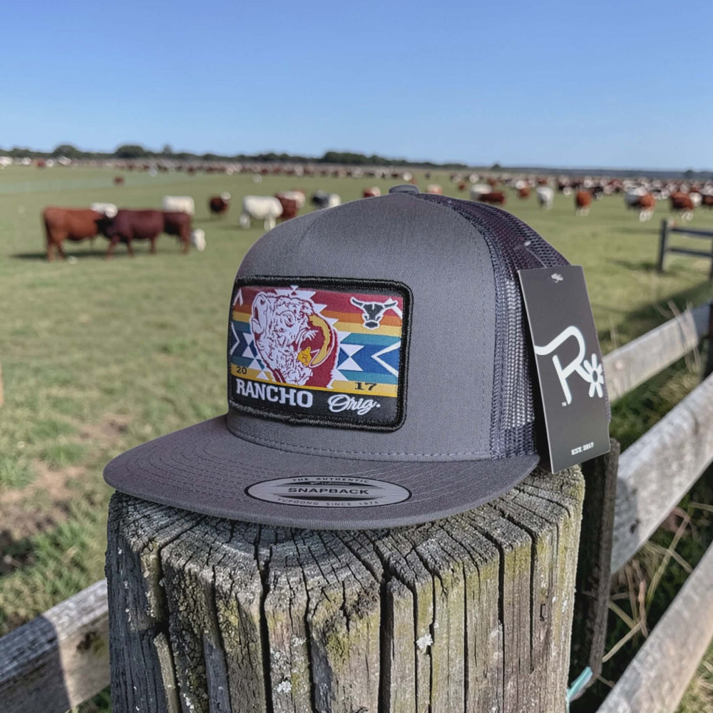 Rancho Original Vintage King Hereford Patch Hat