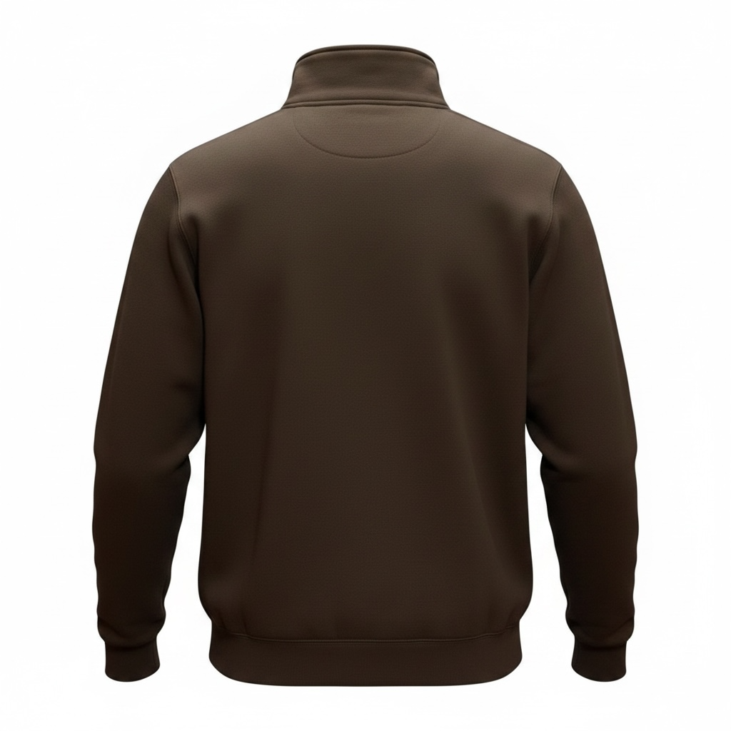 Chocolate 1/4 Zip pullover Rancho Original Western Apparel Co