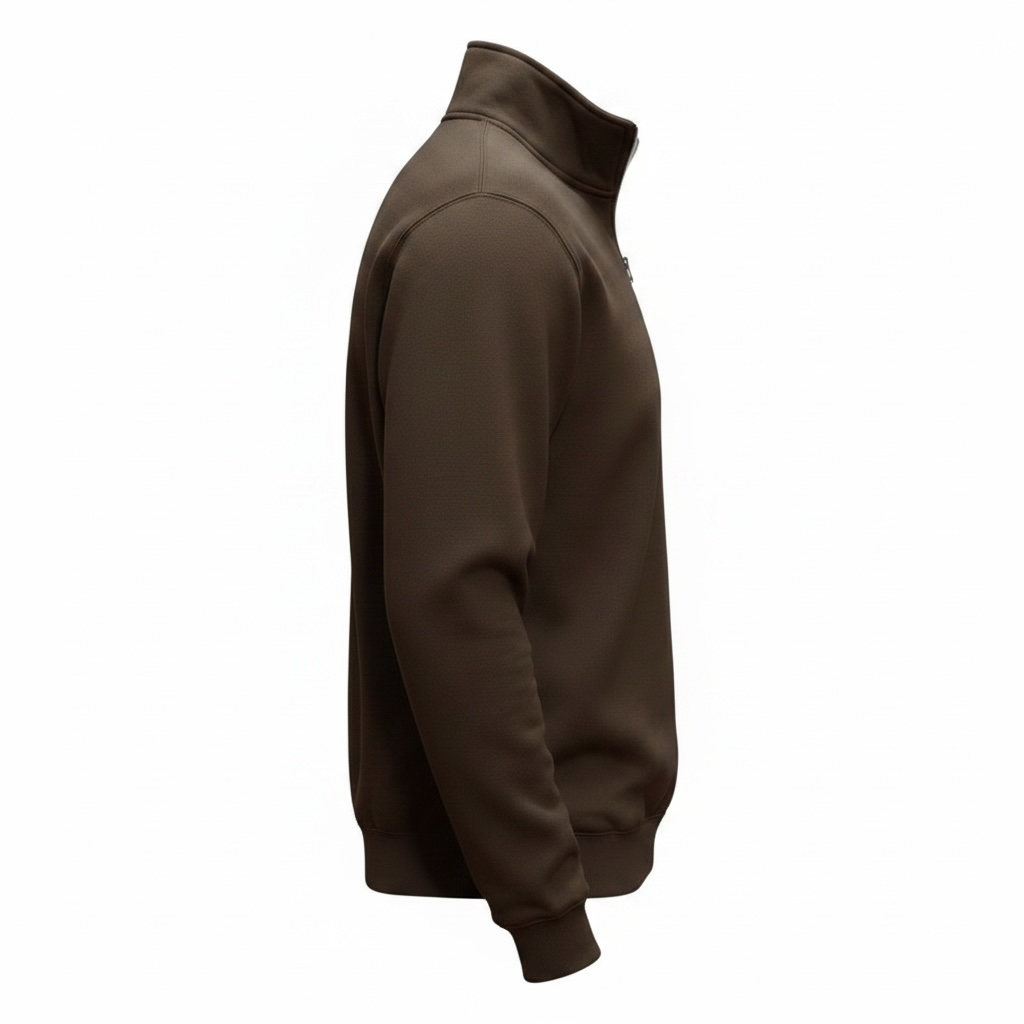 Chocolate 1/4 Zip pullover Rancho Original Western Apparel Co