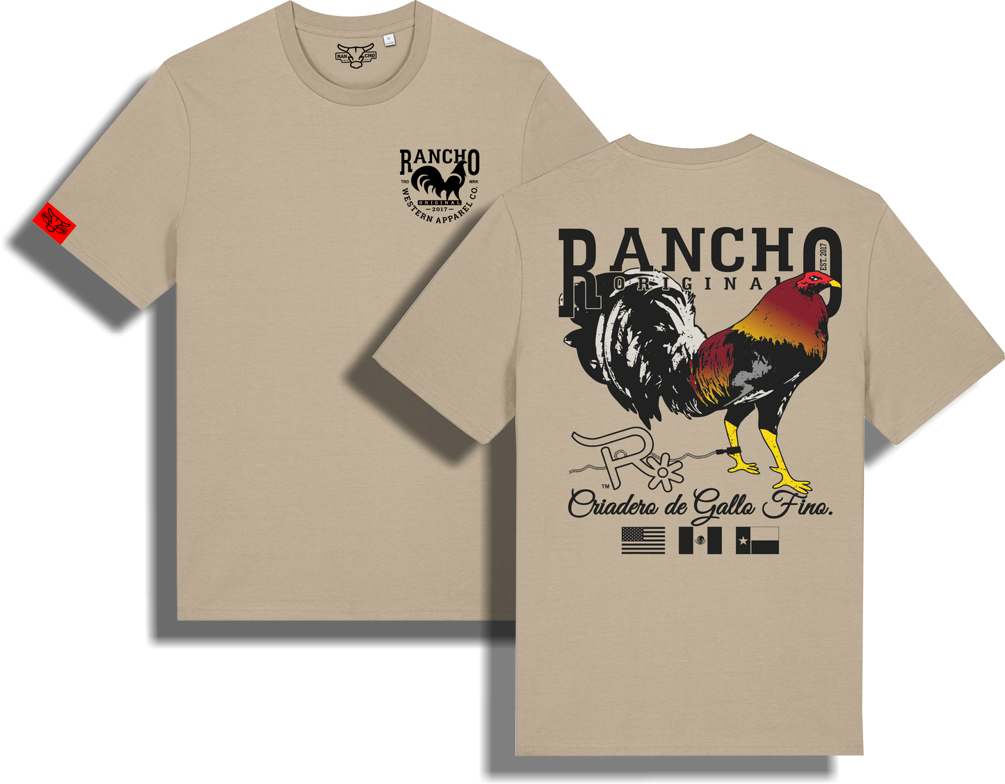 Gallero T-shirt - Men's Top - Rancho Original Designs - Menswear Streetwear Cotton Knit