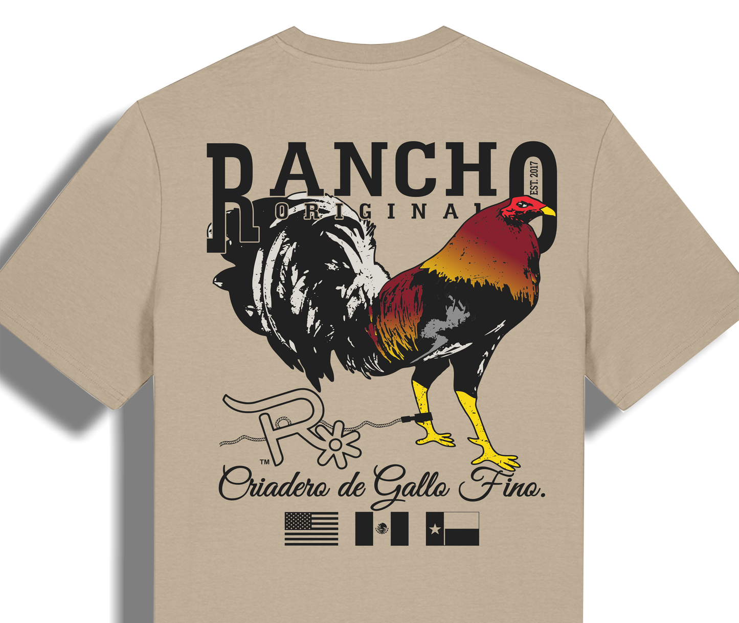 Gallero T-shirt - Men's Top - Rancho Original Designs - Menswear Streetwear Cotton Knit