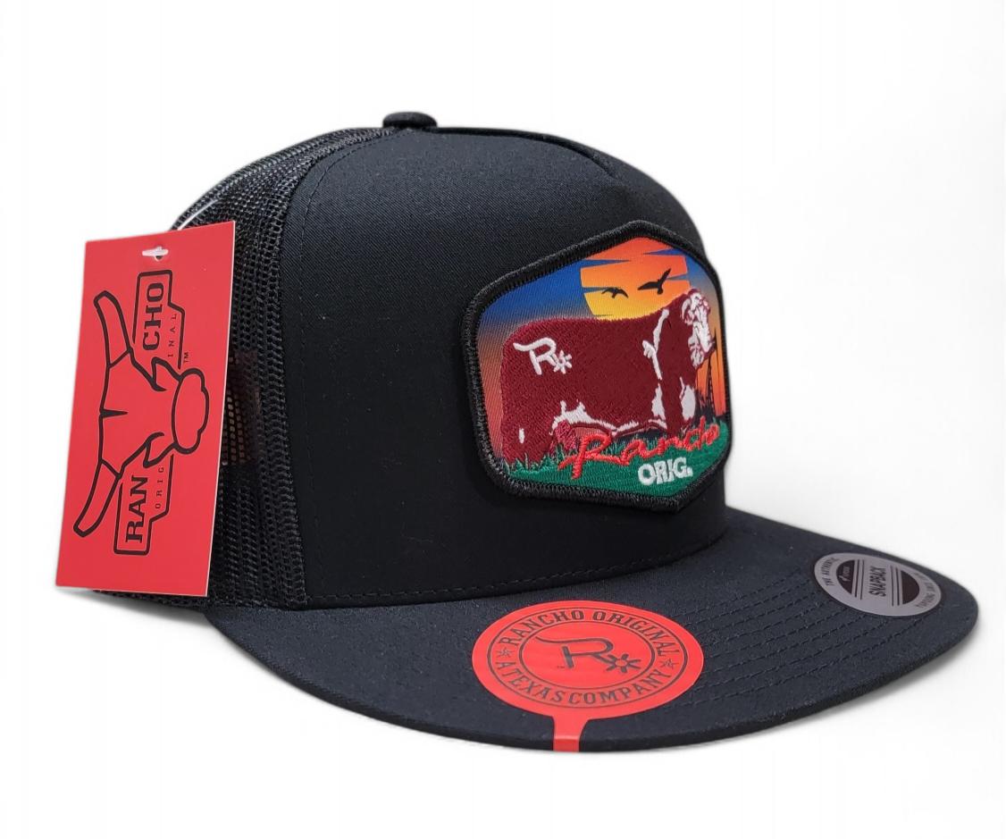 Rancho Original Hereford Bull Hat - Classic Design, Ideal for Stylish Outfits