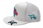 Rancho Original Cow Print Texas R Hat White