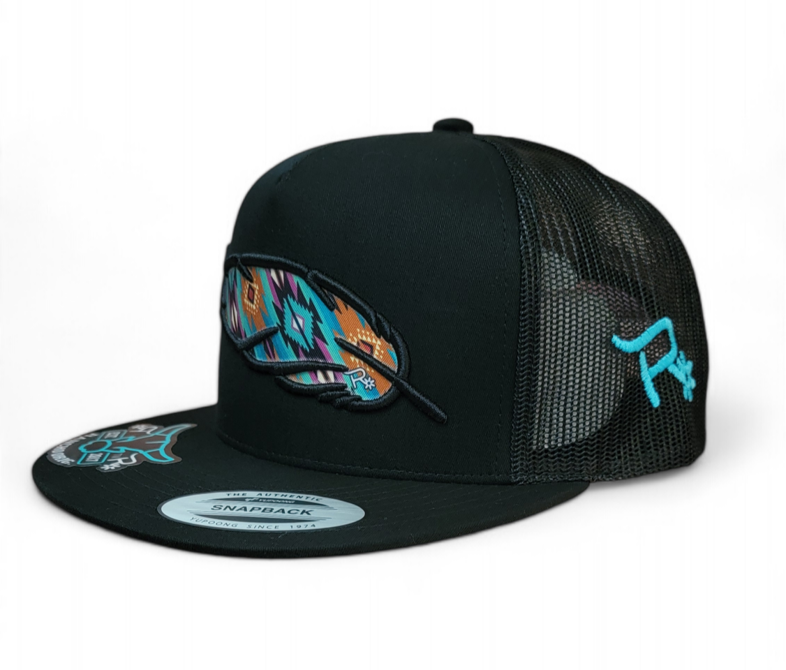 Retro Feather Rancho Hat - Original Style Snapback Classic Fit