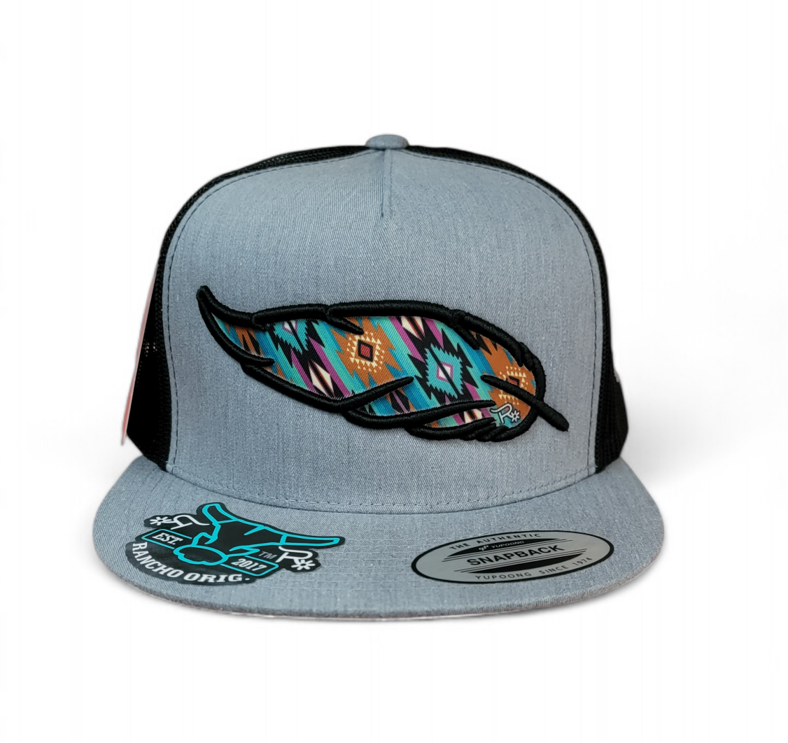 Retro Feather Rancho Hat - Original Style Snapback Classic Fit