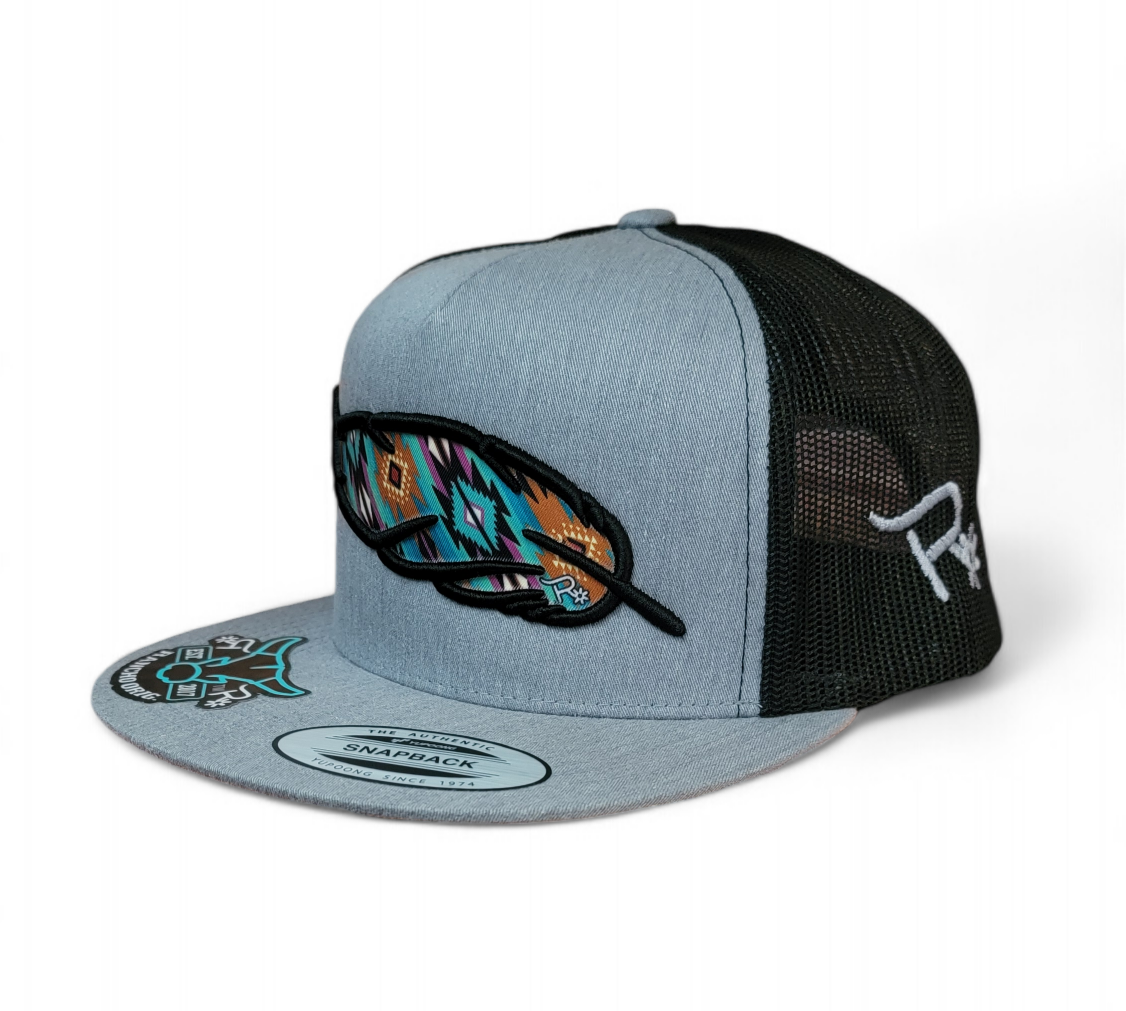 Retro Feather Rancho Hat - Original Style Snapback Classic Fit