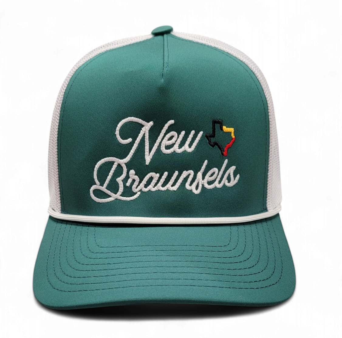 New Braunfels Rope Trucker Cap Green