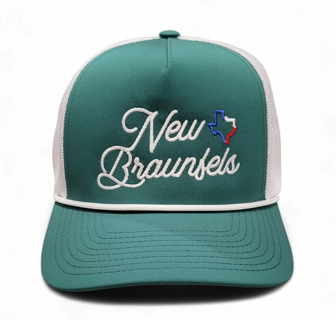 New Braunfels Rope Trucker Cap Green