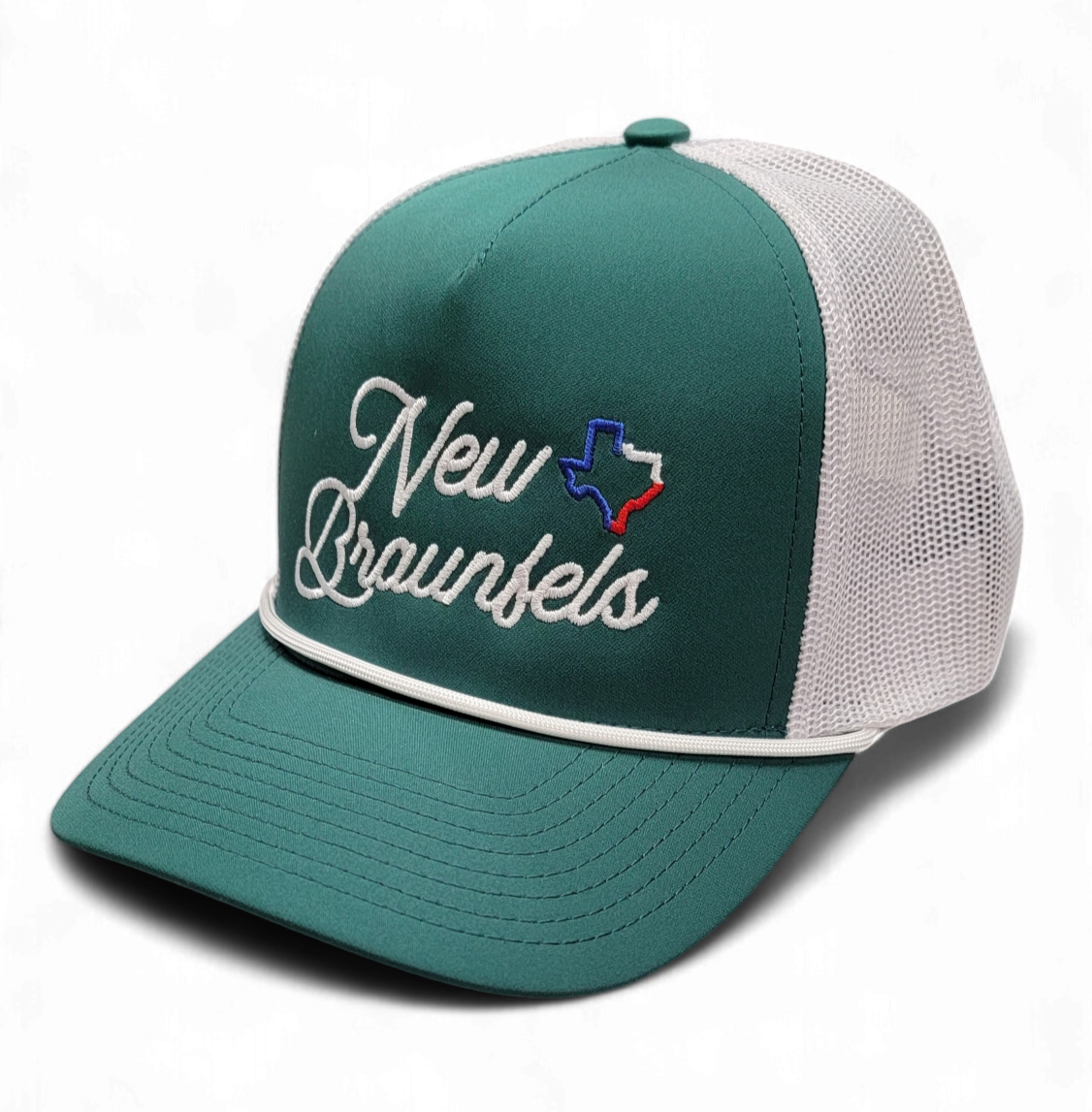 New Braunfels Rope Trucker Cap Green