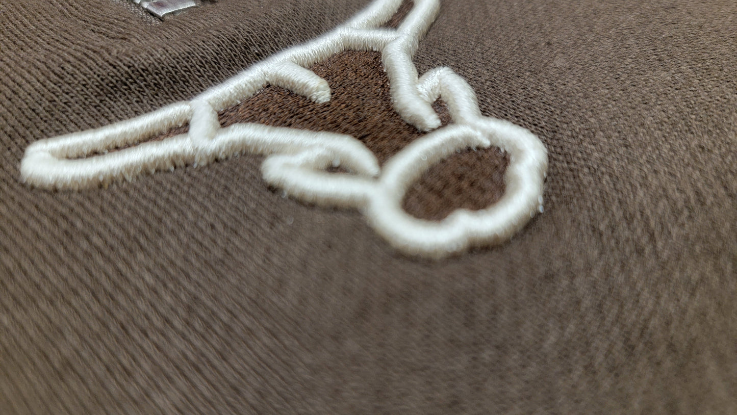 Chocolate 1/4 Zip pullover Rancho Original Western Apparel Co