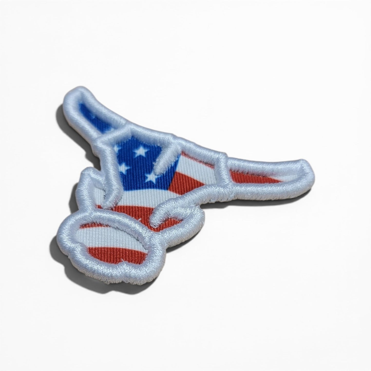 3D R-O Embroidered Collectible Patch - Made in the USA, Fashion Clothing Accessory for Apparel Customization, Hat Decoration